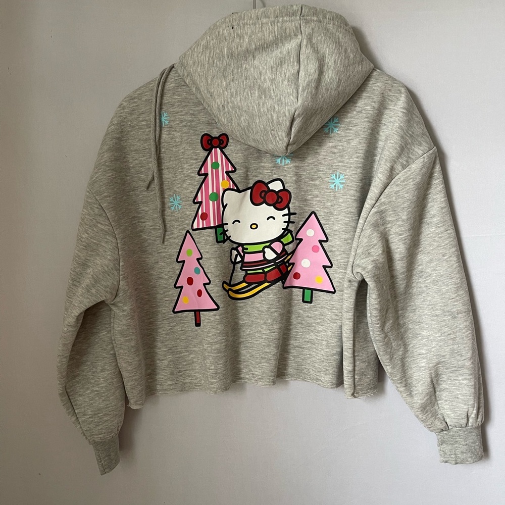 NWT Aeropostale Hello‎ Kitty Cropped Hoodie Winter XS